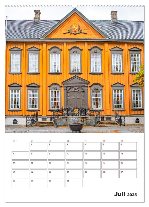 Norwegens Küstenstädte - Reiseplaner (CALVENDO Premium Wandkalender 2025)