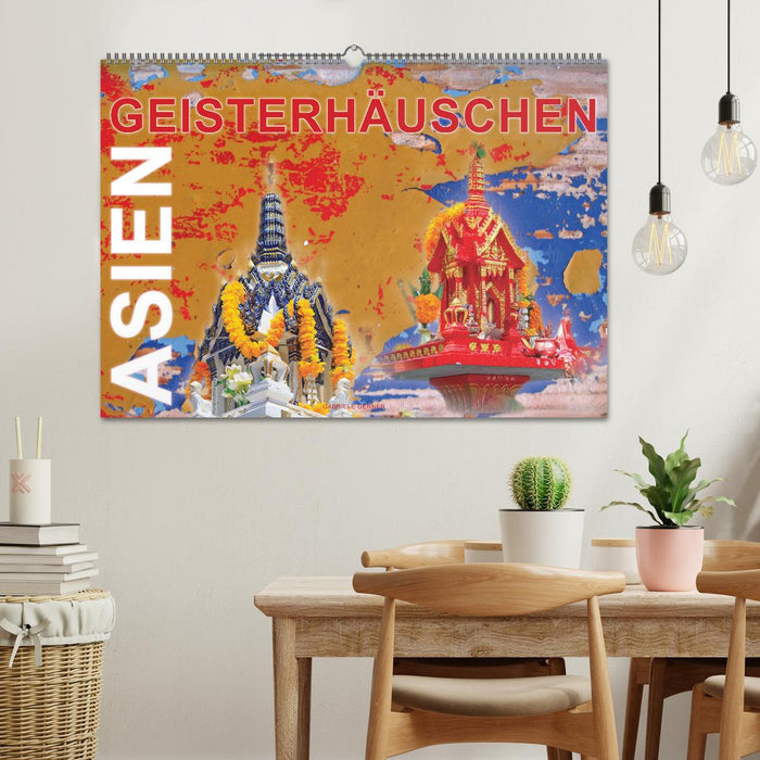 Asien Geisterhäuschen (CALVENDO Wandkalender 2025)