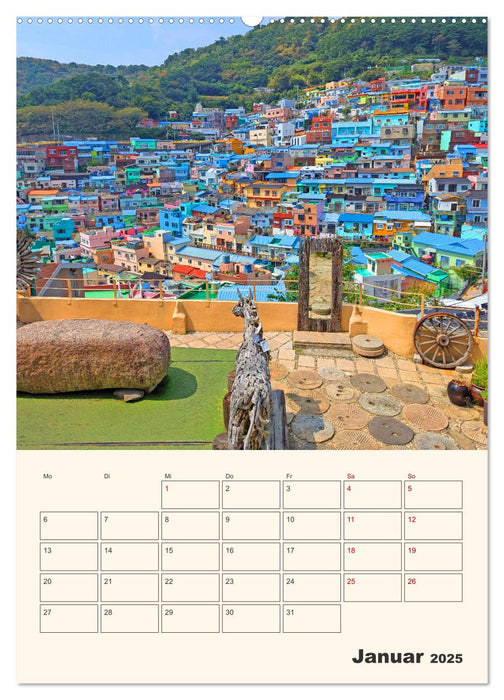 Busan - Eine Reise durch das Herz der Küstenstadt (CALVENDO Wandkalender 2025)