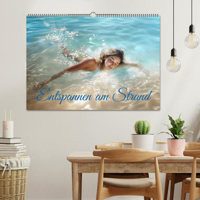 Entspannen am Strand (CALVENDO Wandkalender 2025)