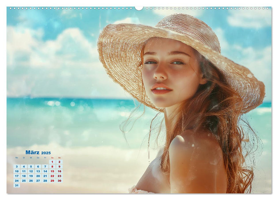 Entspannen am Strand (CALVENDO Premium Wandkalender 2025)