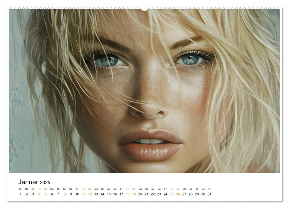 Magische Frauen Portraits (CALVENDO Premium Wandkalender 2025)