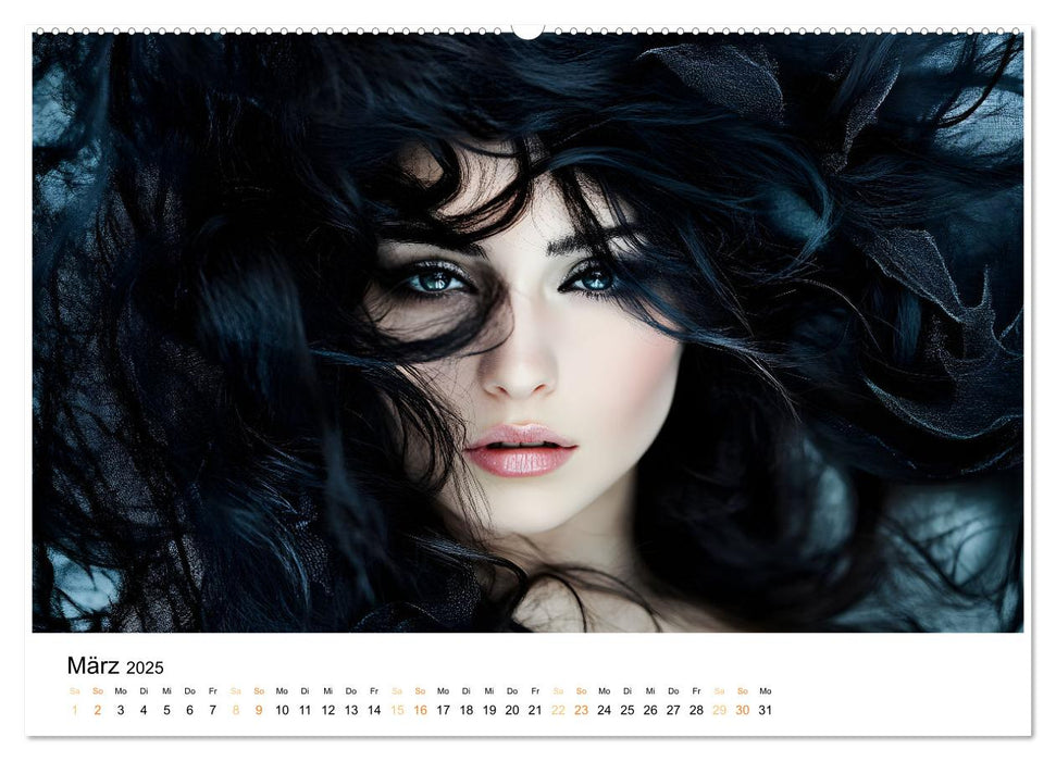 Magische Frauen Portraits (CALVENDO Premium Wandkalender 2025)