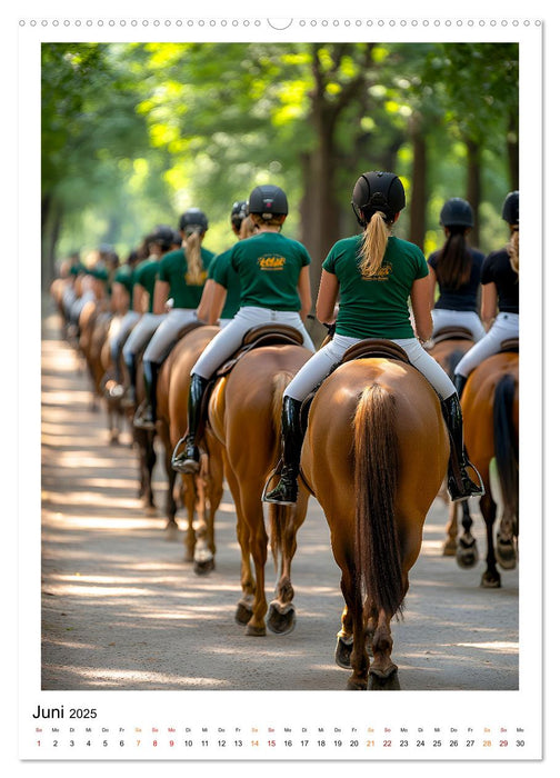 Faszination Reiten (CALVENDO Wandkalender 2025)