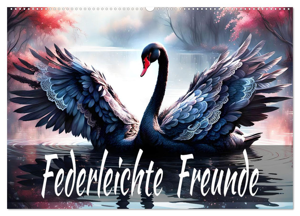 Federleichte Freunde (CALVENDO Wandkalender 2025)