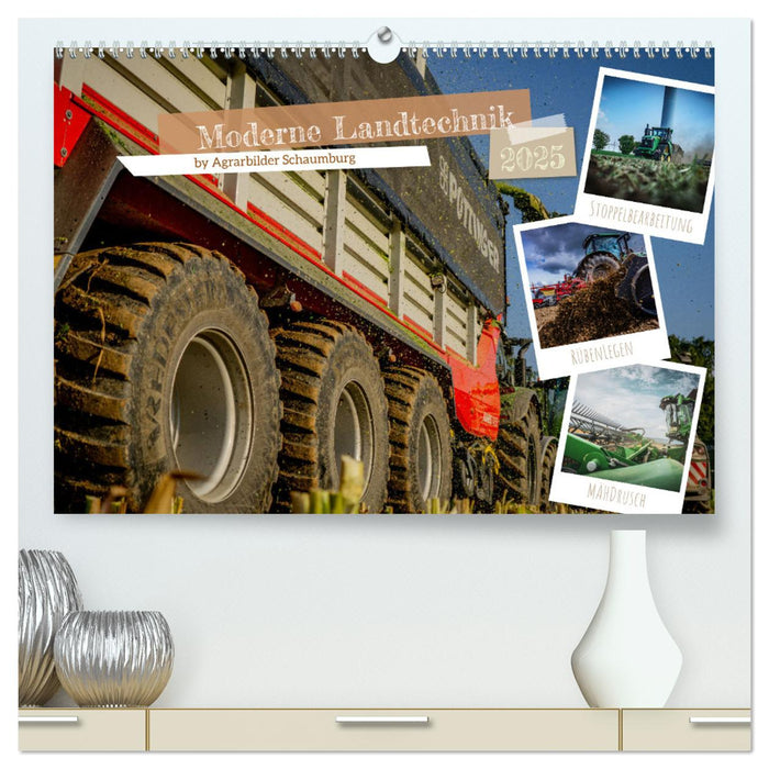 Moderne Landtechnik (CALVENDO Premium Wandkalender 2025)