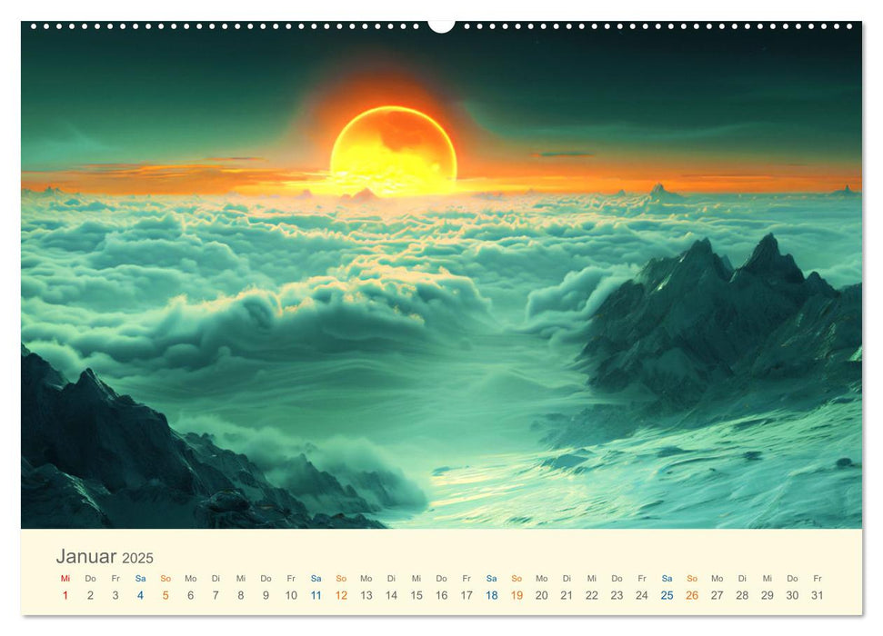 Nicht von diesem Planeten (CALVENDO Wandkalender 2025)