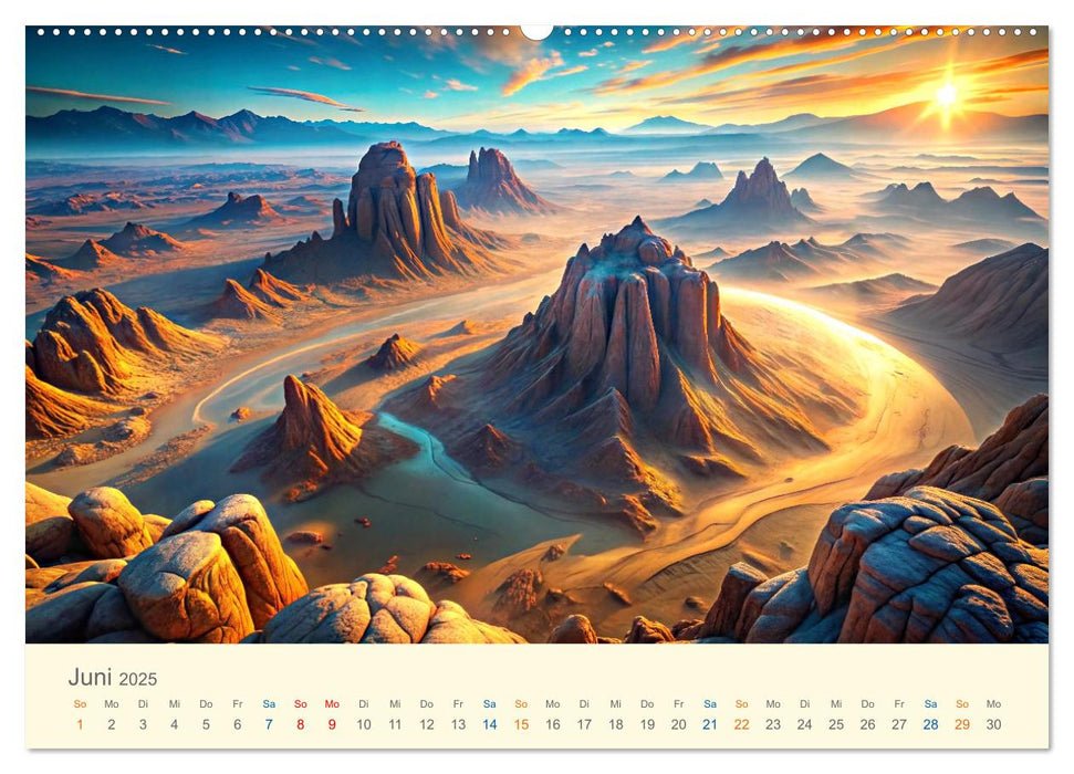 Nicht von diesem Planeten (CALVENDO Wandkalender 2025)