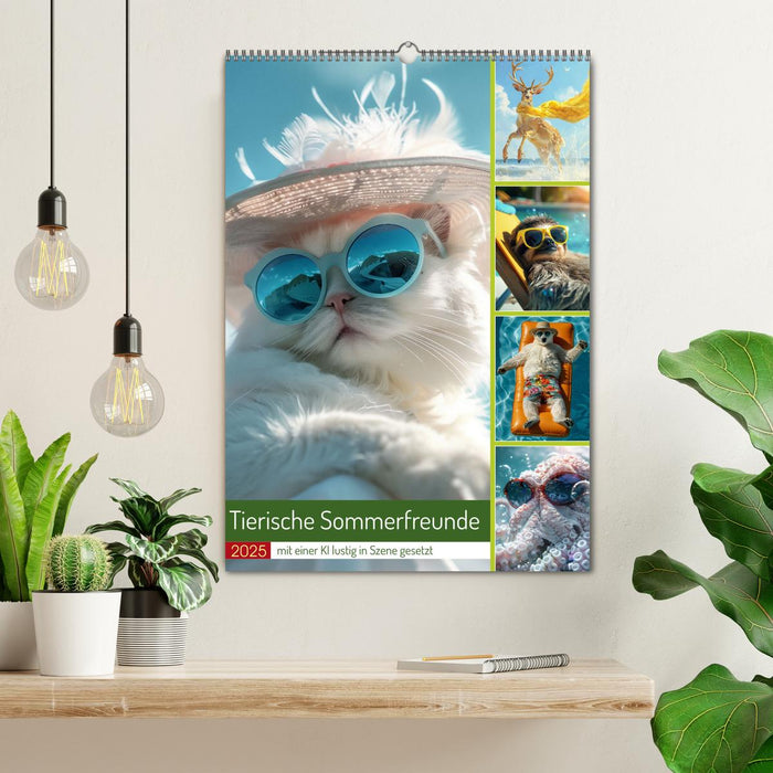 Tierische Sommerfreunde (CALVENDO Wandkalender 2025)