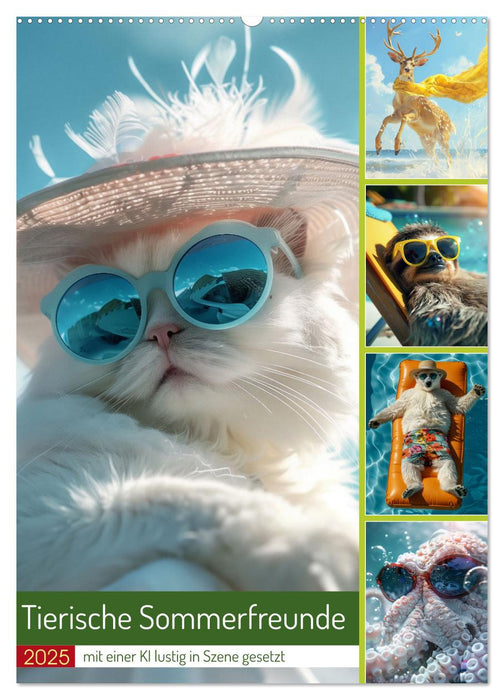 Tierische Sommerfreunde (CALVENDO Wandkalender 2025)