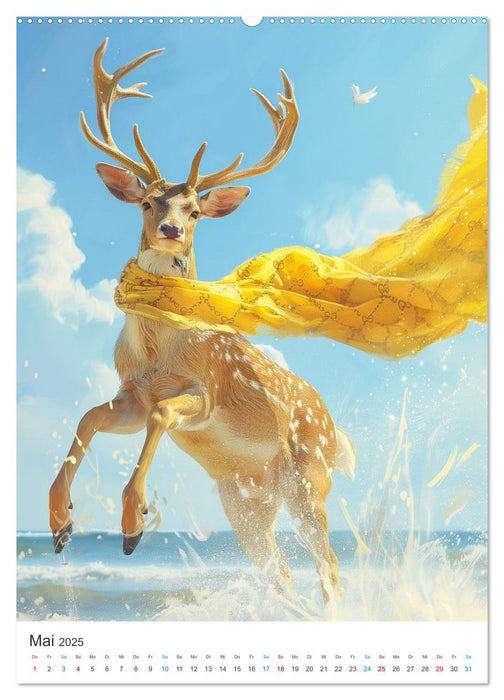 Tierische Sommerfreunde (CALVENDO Premium Wandkalender 2025)