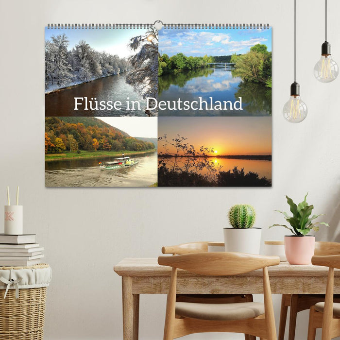 Flüsse in Deutschland (CALVENDO Wandkalender 2025)