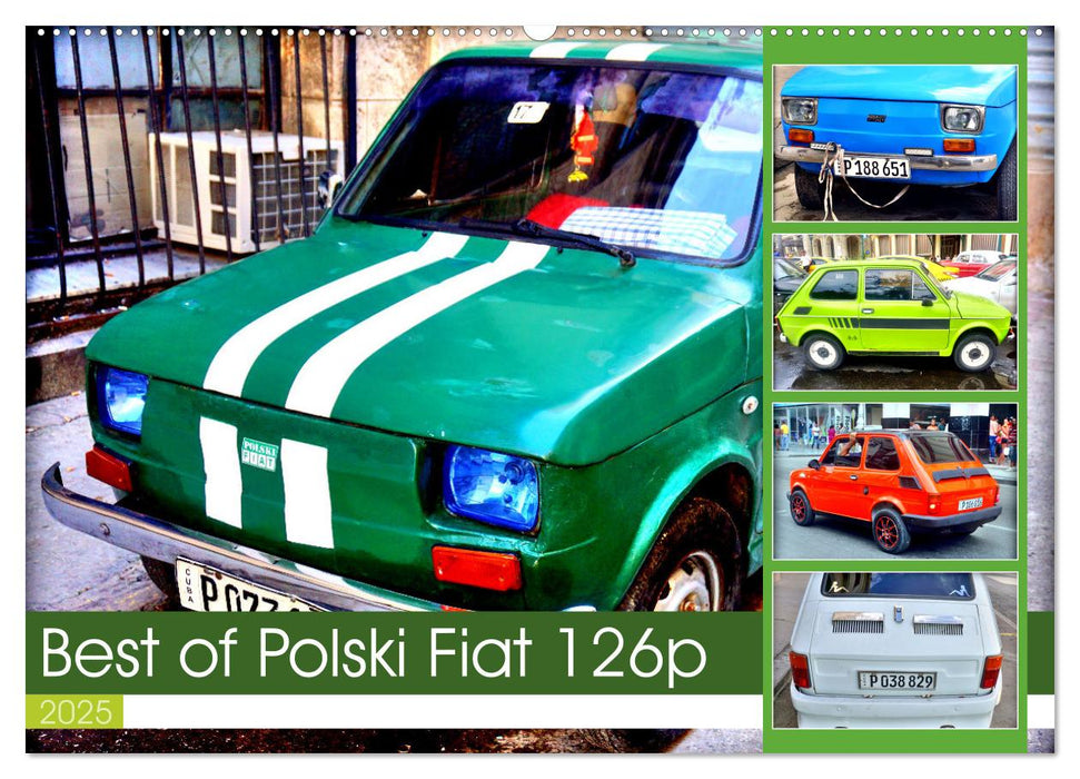 Best of Polski Fiat 126p (CALVENDO Wandkalender 2025)