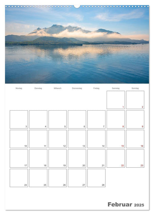 Norwegen - Reiseplaner (CALVENDO Wandkalender 2025)