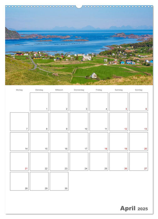 Norwegen - Reiseplaner (CALVENDO Wandkalender 2025)