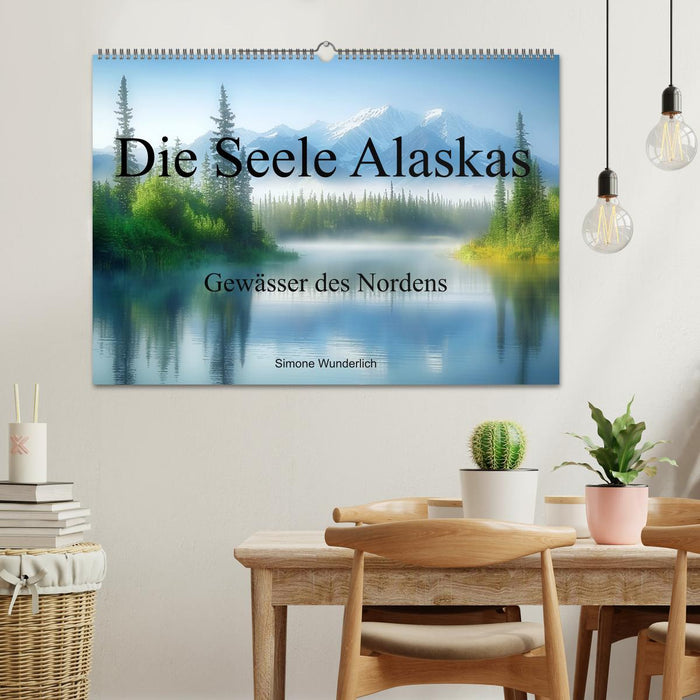 Die Seele Alaskas - Gewässer des Nordens (CALVENDO Wandkalender 2025)