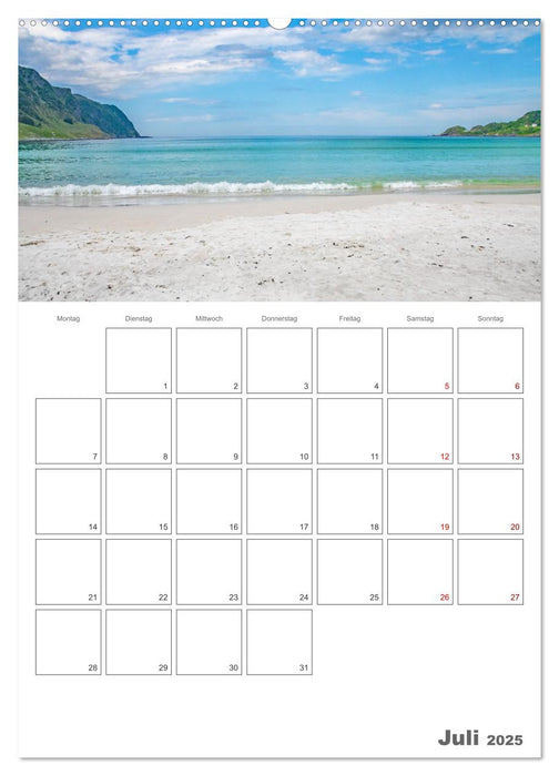 Norwegen - Reiseplaner (CALVENDO Premium Wandkalender 2025)