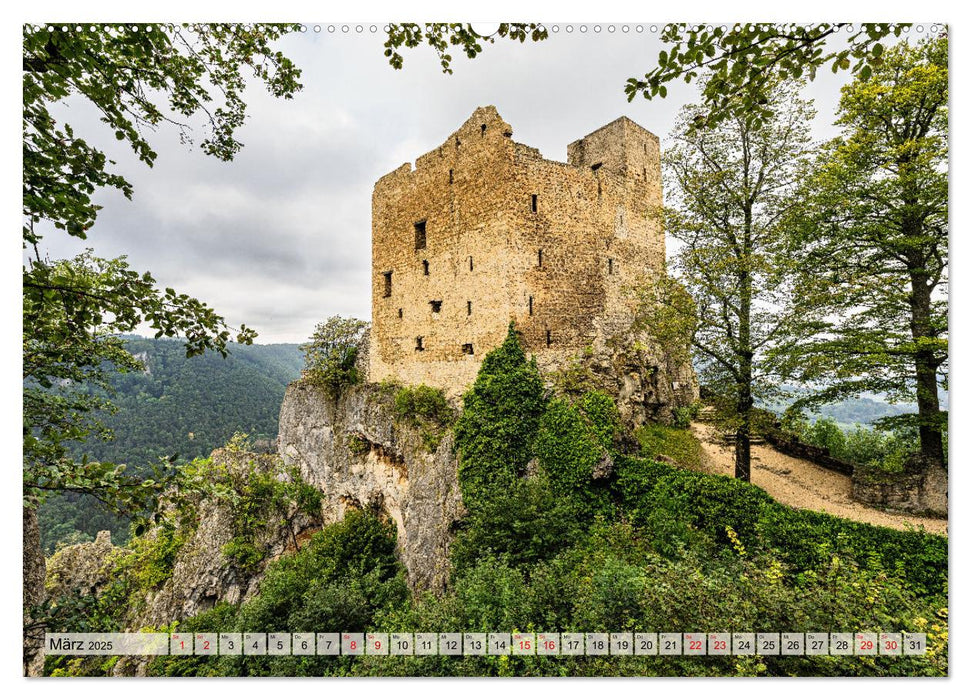 Wandern auf der östlichen Schwäbischen Alb (CALVENDO Wandkalender 2025)