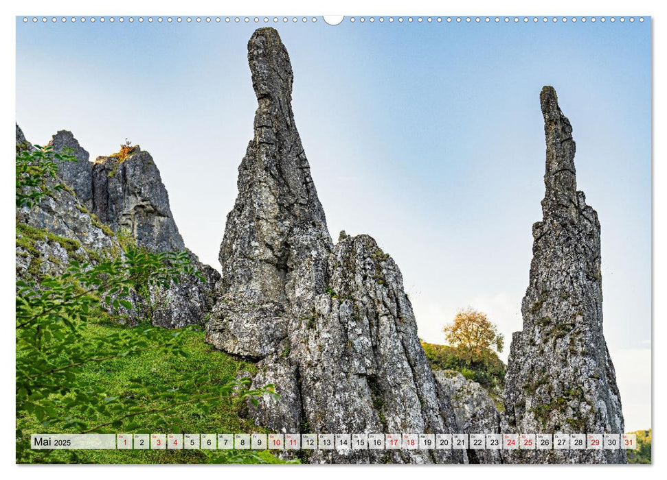 Wandern auf der östlichen Schwäbischen Alb (CALVENDO Wandkalender 2025)