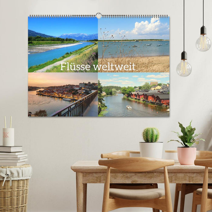 Flüsse weltweit (CALVENDO Wandkalender 2025)