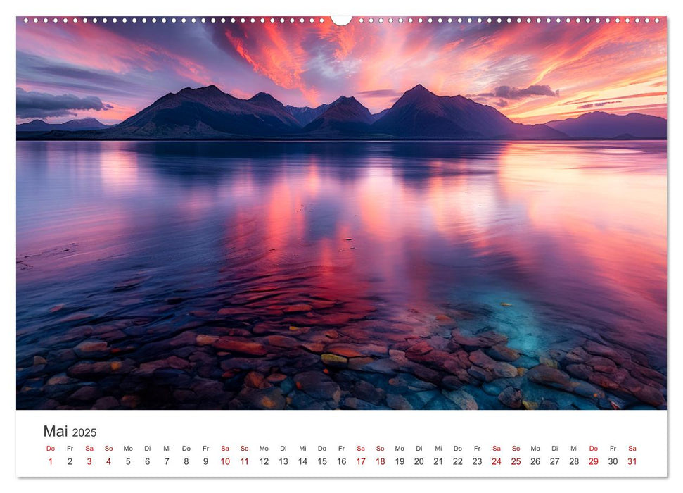 Die Seele Alaskas - Gewässer des Nordens (CALVENDO Premium Wandkalender 2025)