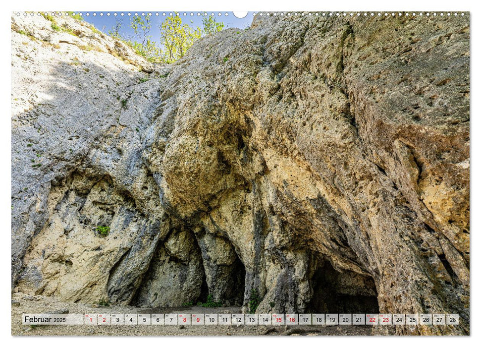 Wandern auf der östlichen Schwäbischen Alb (CALVENDO Premium Wandkalender 2025)