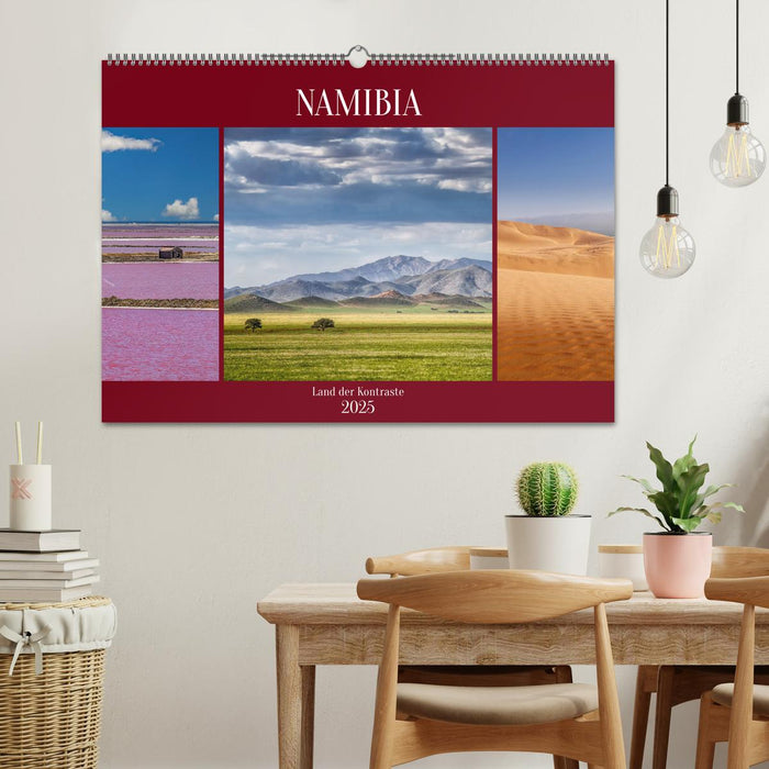 Namibia - Land der Kontraste (CALVENDO Wandkalender 2025)