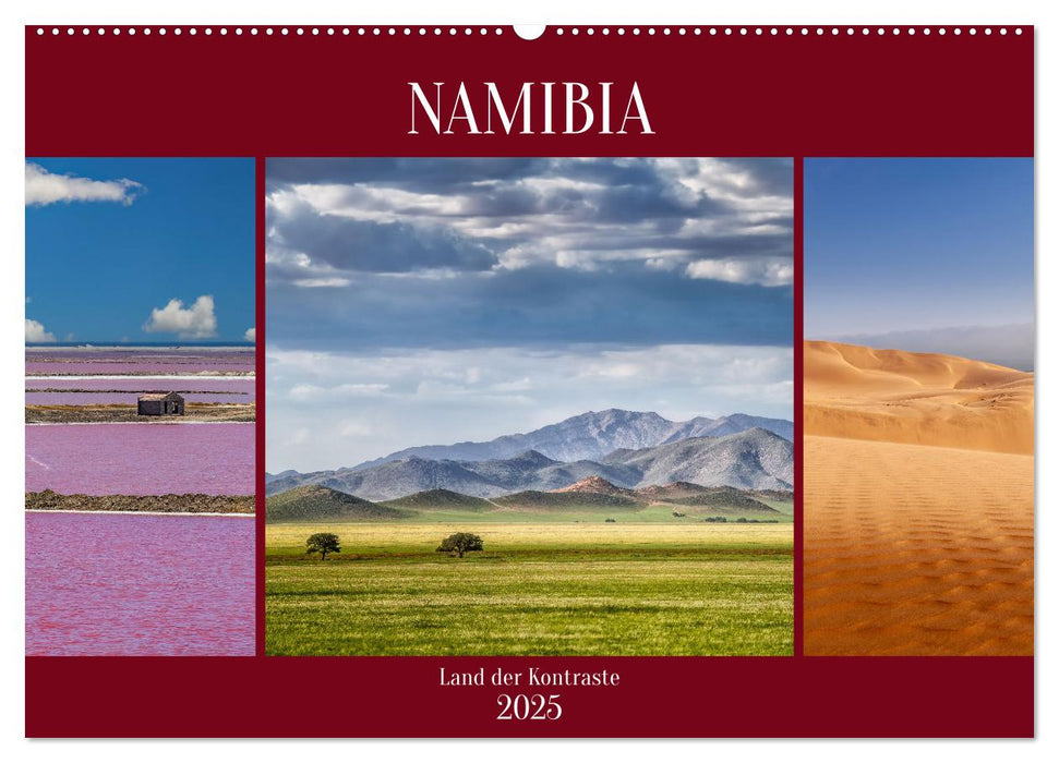 Namibia - Land der Kontraste (CALVENDO Wandkalender 2025)