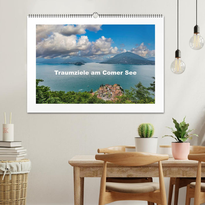 Traumziele am Comer See (CALVENDO Wandkalender 2025)