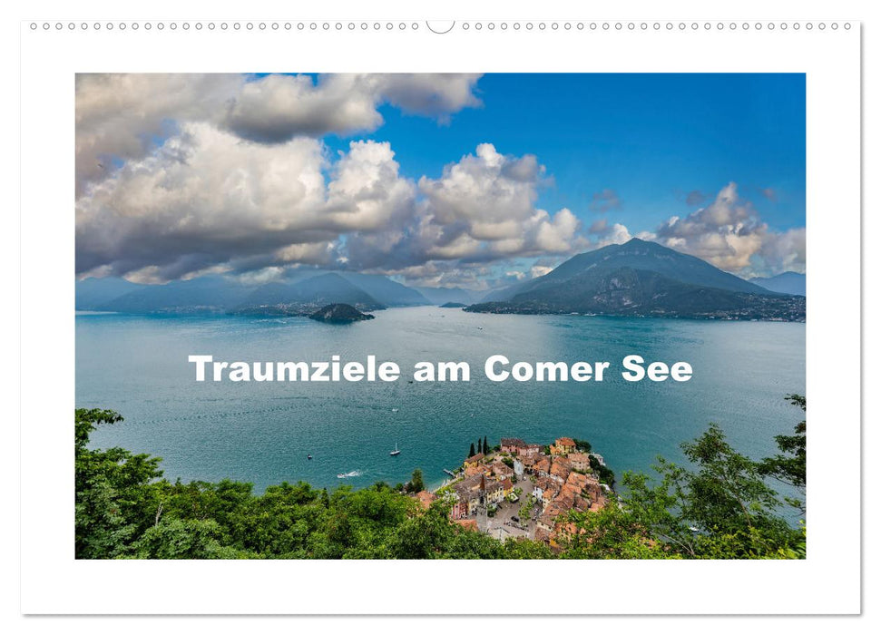 Traumziele am Comer See (CALVENDO Wandkalender 2025)