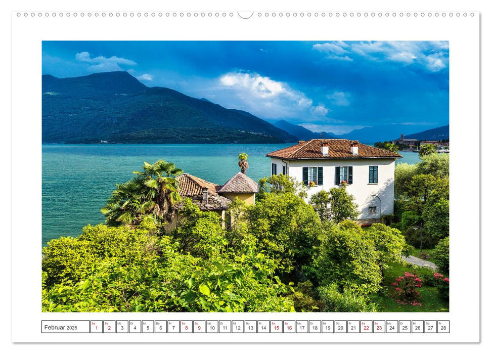 Traumziele am Comer See (CALVENDO Premium Wandkalender 2025)