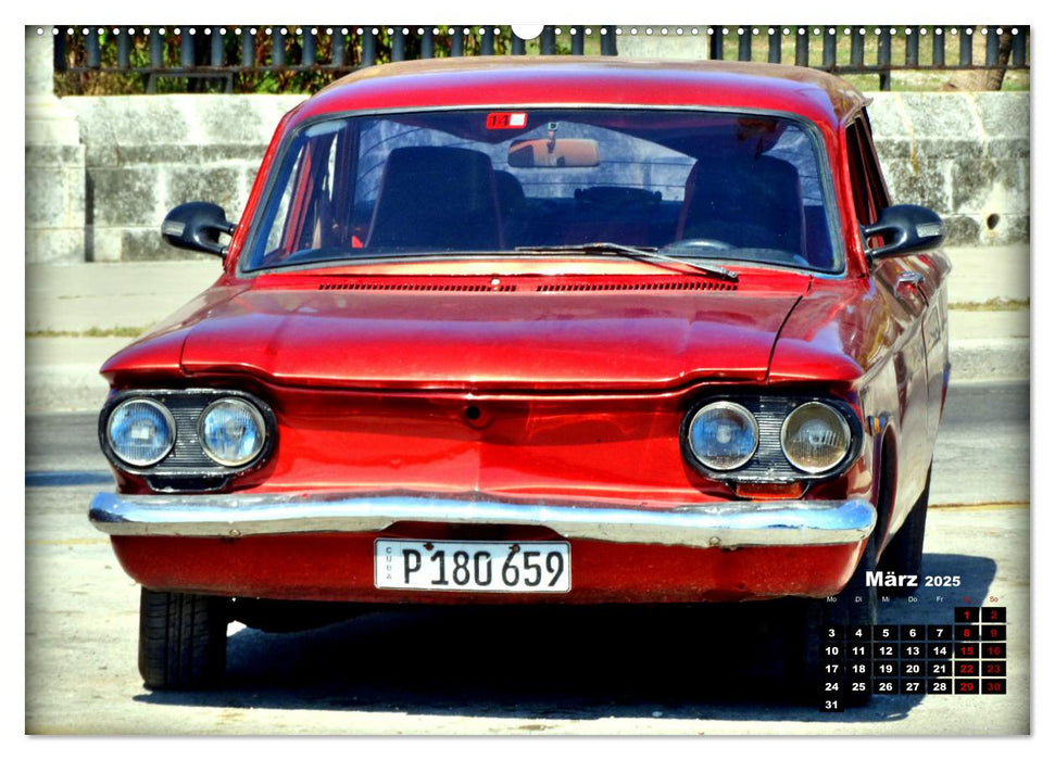 CORVAIR - Ein Chevy mit Heckmotor und ohne Heckflossen (CALVENDO Wandkalender 2025)