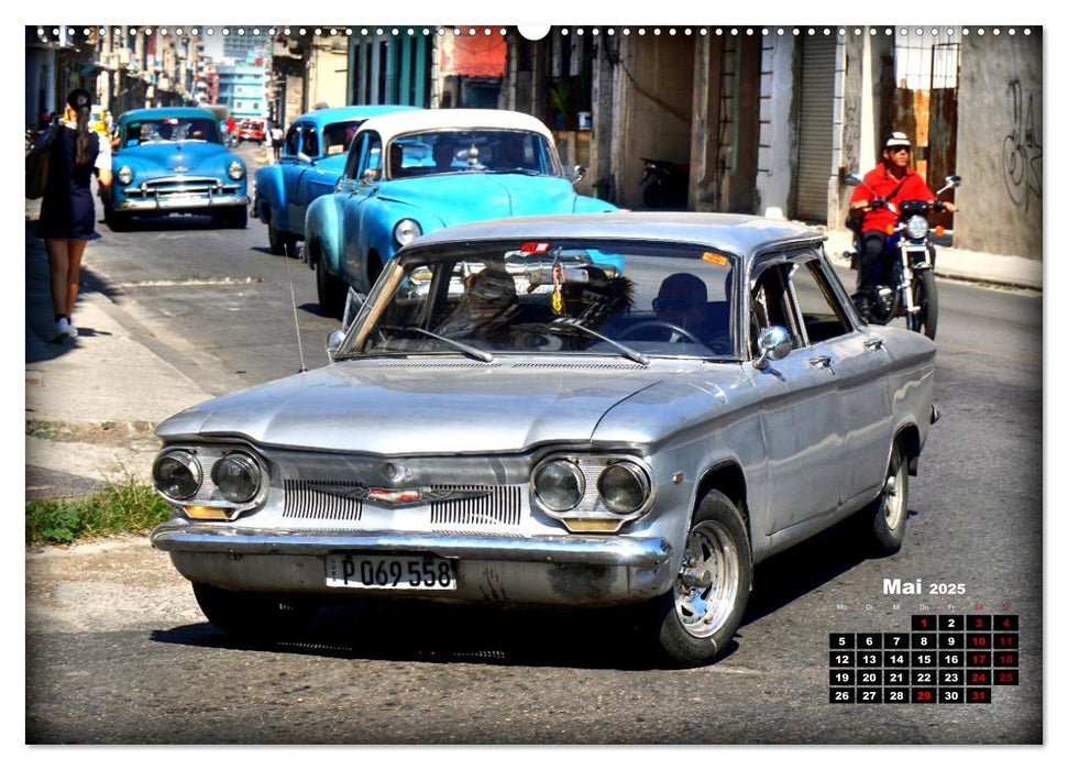 CORVAIR - Ein Chevy mit Heckmotor und ohne Heckflossen (CALVENDO Wandkalender 2025)