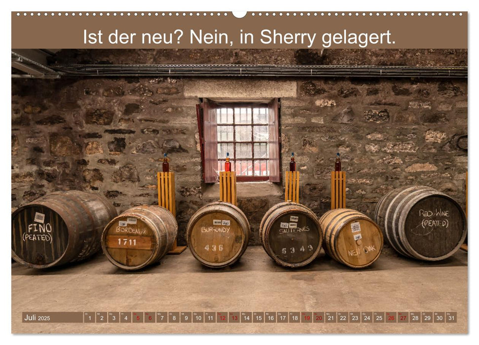 Witzige Whisky-Werbeslogans (CALVENDO Premium Wandkalender 2025)