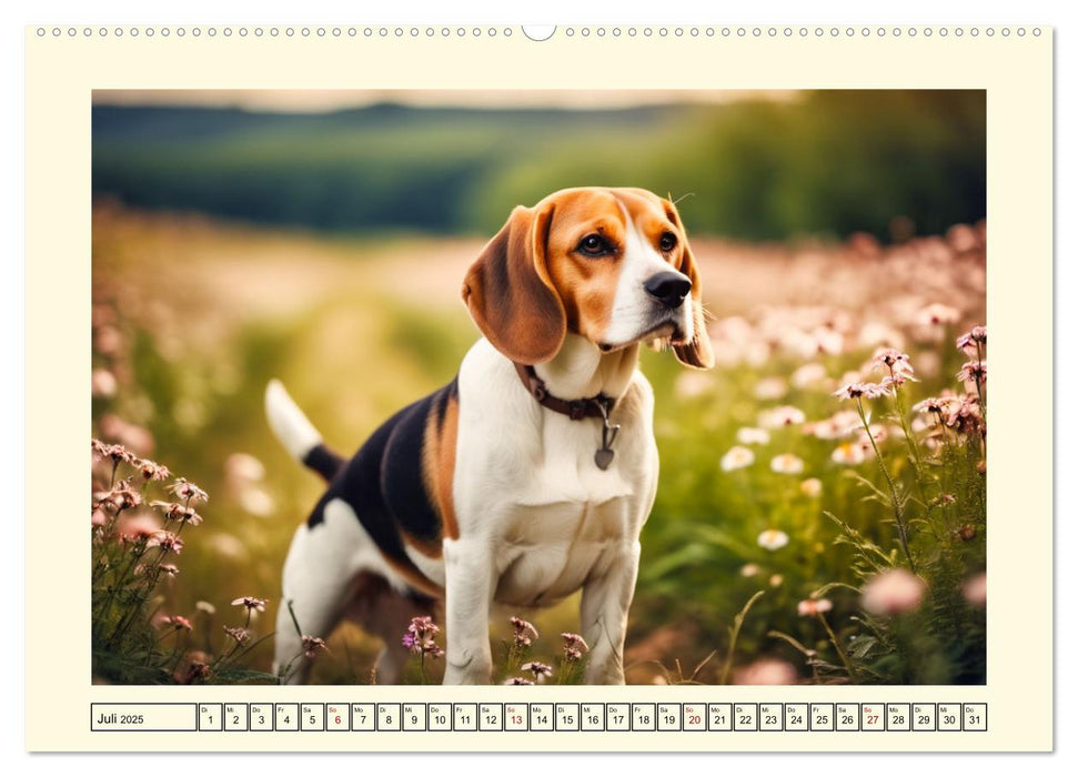 Treue Jagdbegleiter (CALVENDO Premium Wandkalender 2025)