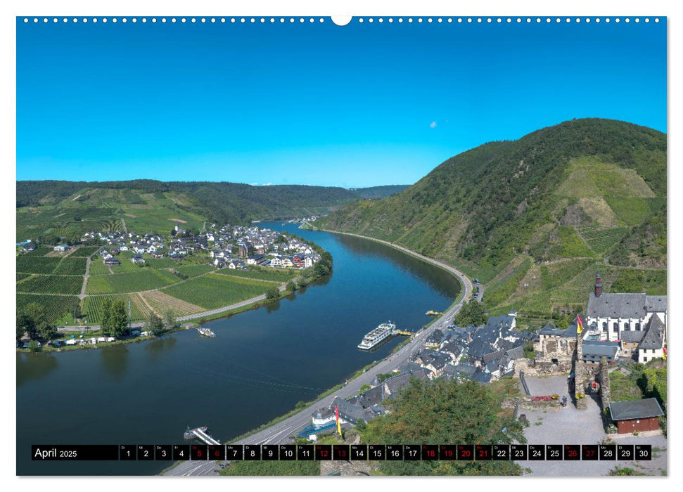 Die Mosel zwischen Bremm und Koblenz (CALVENDO Wandkalender 2025)