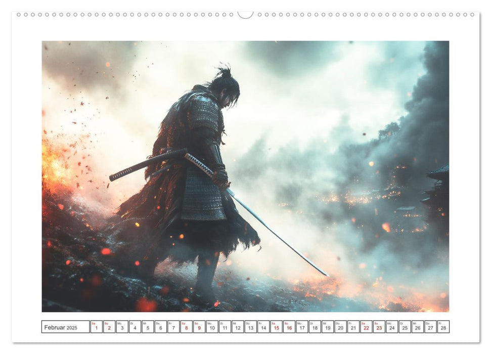 Mein Samurai (CALVENDO Wandkalender 2025)