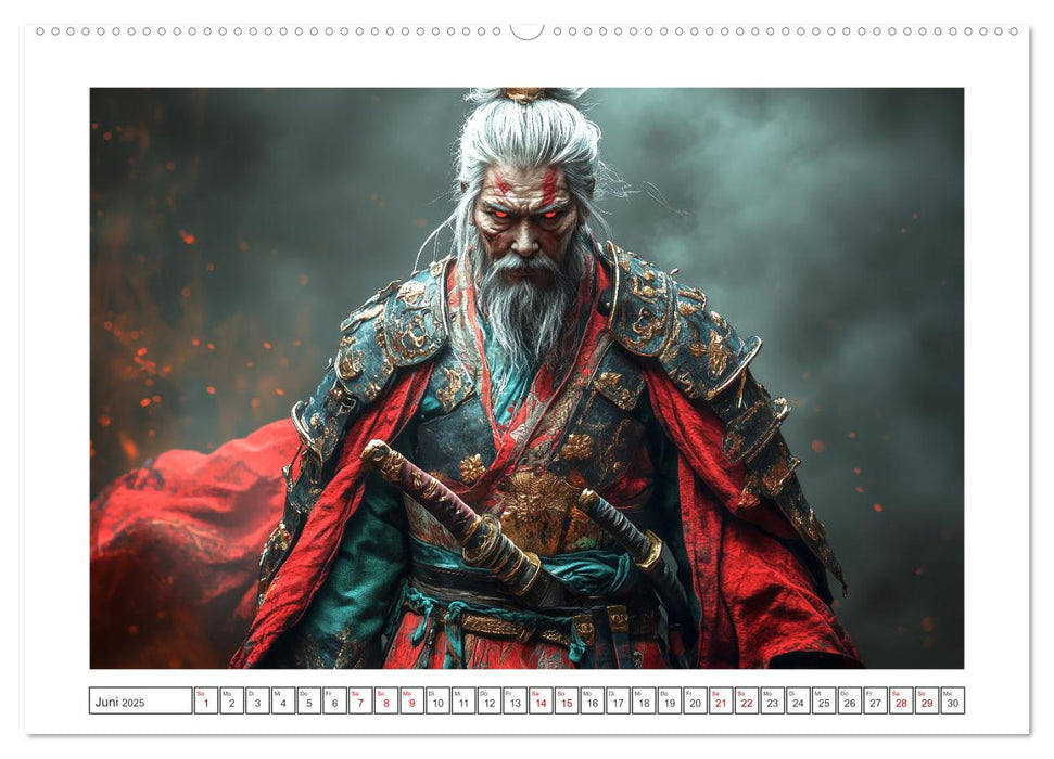 Mein Samurai (CALVENDO Wandkalender 2025)