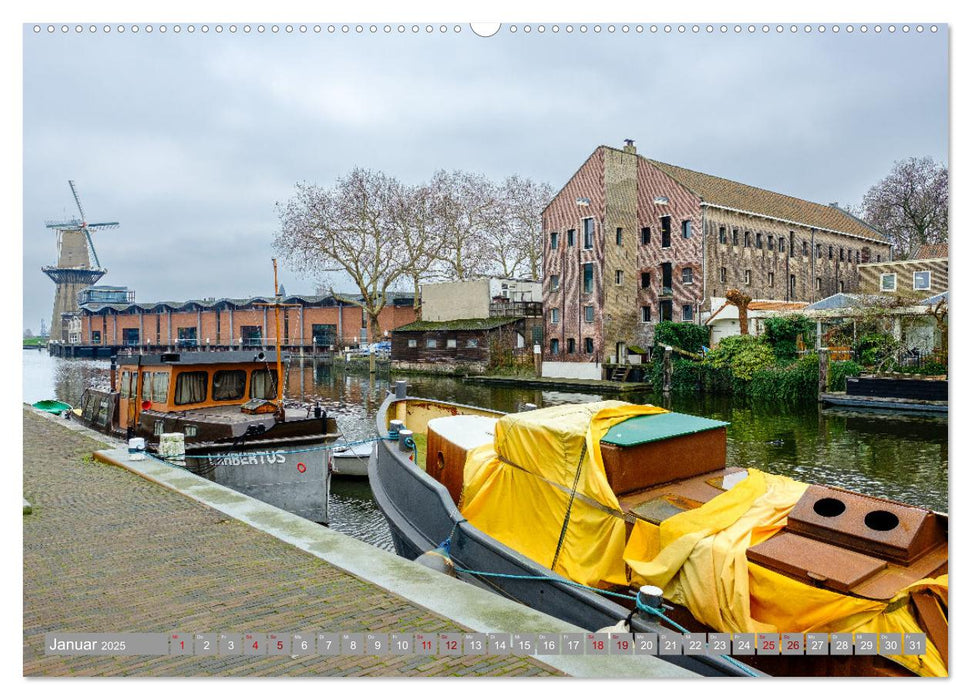 Ein Blick auf Schiedam (CALVENDO Wandkalender 2025)