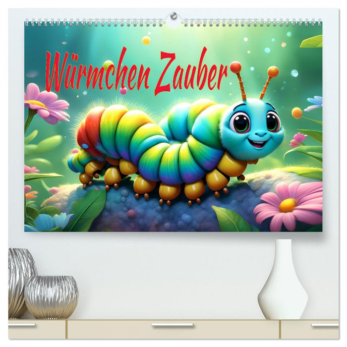 Würmchen Zauber (CALVENDO Premium Wandkalender 2025)