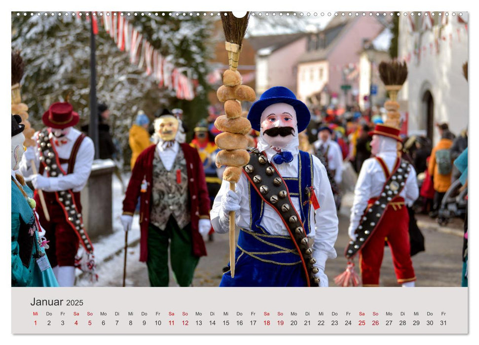 Narri 2025 Bilder der Schwäbisch-Alemannischen Fasnet (CALVENDO Wandkalender 2025)