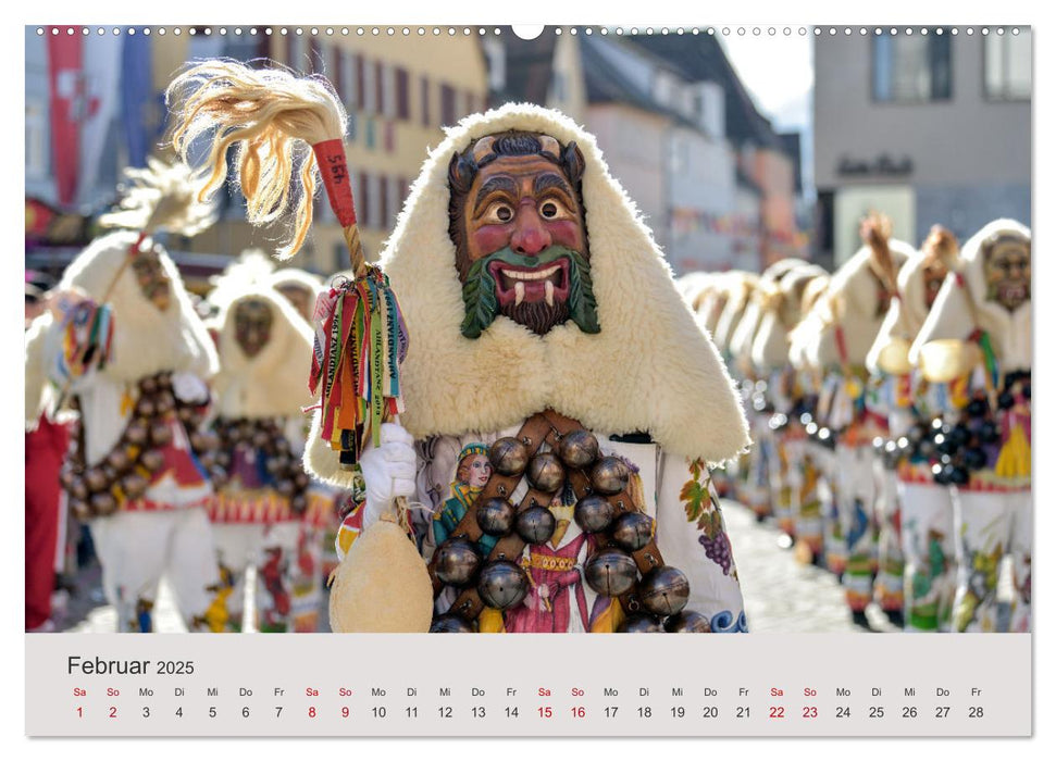 Narri 2025 Bilder der Schwäbisch-Alemannischen Fasnet (CALVENDO Wandkalender 2025)