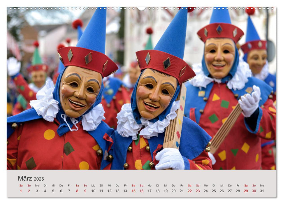 Narri 2025 Bilder der Schwäbisch-Alemannischen Fasnet (CALVENDO Wandkalender 2025)