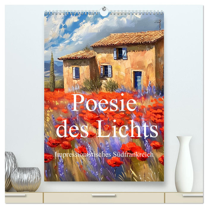 Poesie des Lichts - impressionistisches Südfrankreich (CALVENDO Premium Wandkalender 2025)