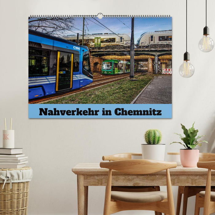 Nahverkehr in Chemnitz (CALVENDO Wandkalender 2025)