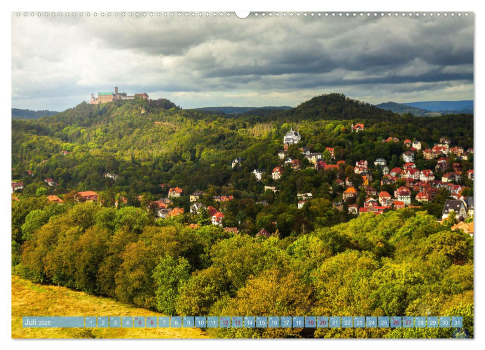 Wartburgstadt Eisenach - Reise durch das schöne Thüringen (CALVENDO Premium Wandkalender 2025)