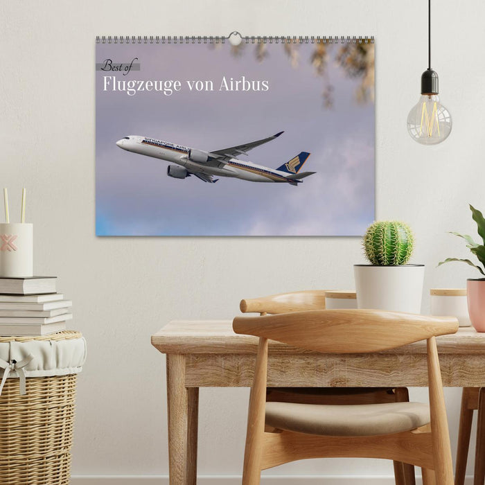 Flugzeuge von Airbus 2025 (CALVENDO Wandkalender 2025)