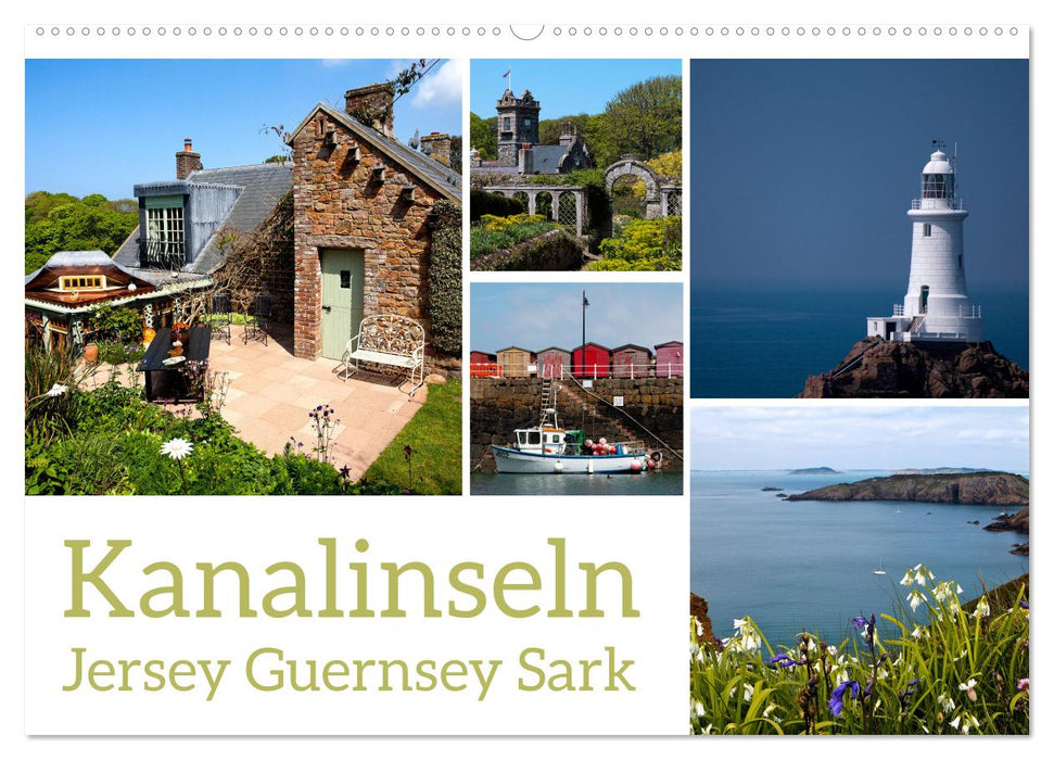 Kanalinseln - Jersey Guernsey Sark (CALVENDO Wandkalender 2025)