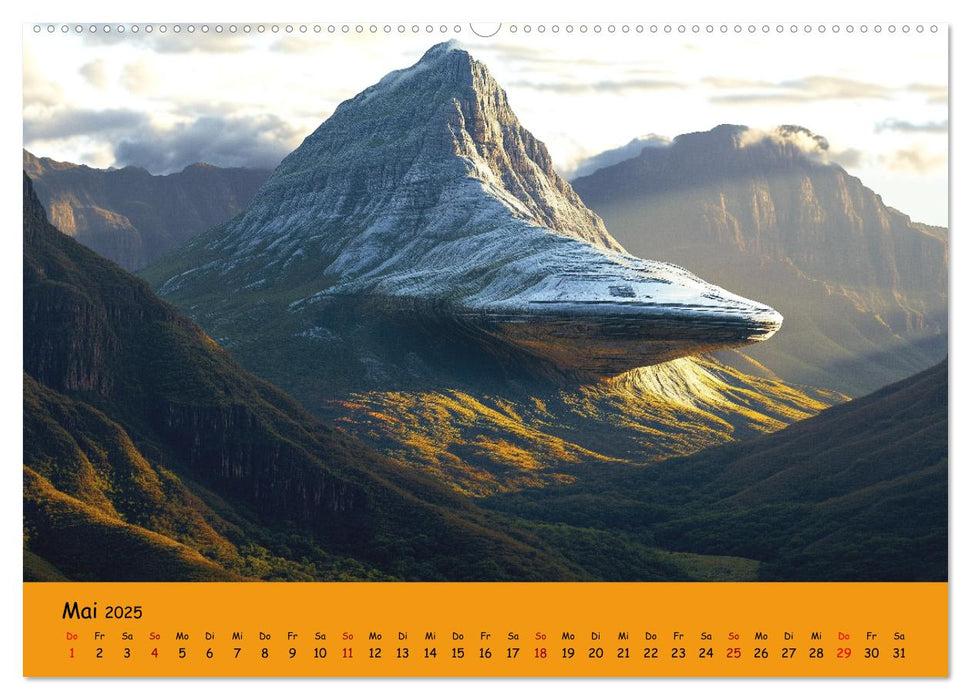 UFOs und Aliens - Außerirdische Spuren, verborgene Wahrheit oder bloße Fantasie (CALVENDO Premium Wandkalender 2025)