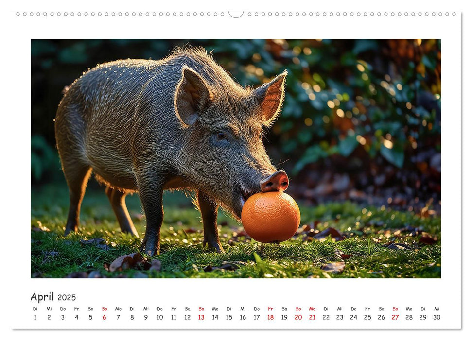 Mahlzeit... Wie wir Sie selten sehen! (CALVENDO Wandkalender 2025)